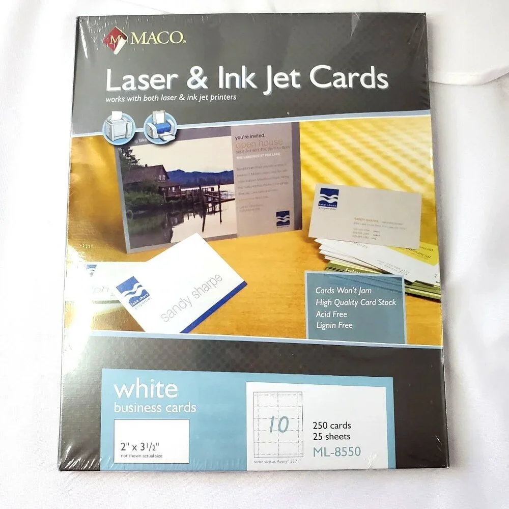 Maco Laser & Ink Jet Business Cards 2
